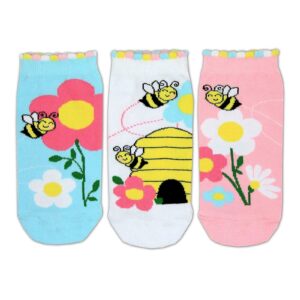 meias menina abelhas